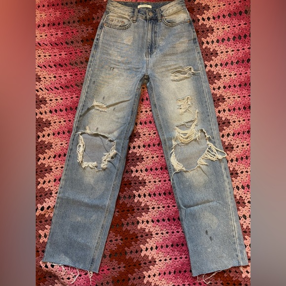 Pacsun acid wash 90’s Boyfriend Jeans - Picture 2 of 5